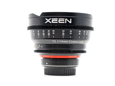 Samyang XEEN 14mm T3.1 - Προσαρμογέας Canon EF