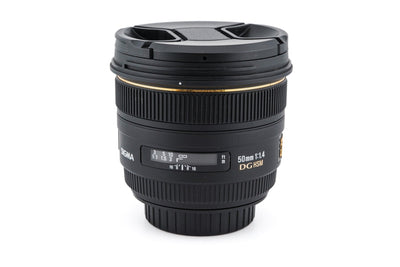Sigma 50mm f1.4 EX DG HSM (Ανακατασκευασμένο) - Μαύρο