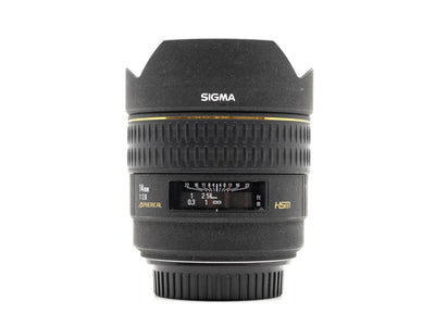 Sigma 14mm f/2.8 EX HSM Aspherical - Προσαρμογή Canon EF