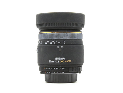 Sigma 50mm f/2.8 EX DG Macro - Προσαρμογή Nikon