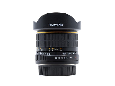 Samyang 8mm f/2.8 UMC Fisheye II - Προσαρμογή Canon EF-M