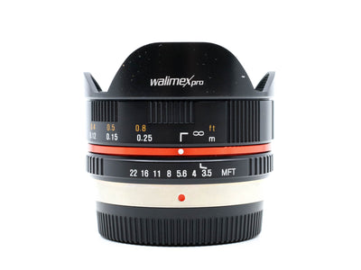 Walimex Pro 7,5 mm f/3,5 Fisheye - Προσαρμογή Micro Four Thirds