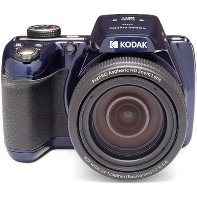 Pixpro AZ528 Bridge Camera - Blue + Pixpro Aspheric HD Zoom Lens 52x Wide 24-1248 mm f/2.8-5.6 f/2.8-5.6