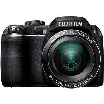 FinePix S3400 Compact Camera - Μαύρο + Φακός Fujifilm Super EBC Fujinon 28X Zoom 24-672mm f/3.1-5.9 f/3.1-5.9