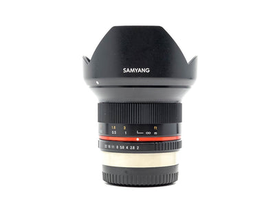 Samyang 12mm f/2 NCS CS - Προσαρμογή Fujifilm X