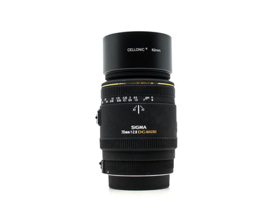 Sigma 70mm f/2.8 EX DG Macro - Προσαρμογή Sigma SA