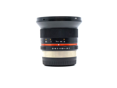 Walimex 12mm f/2 NCS CS - Προσαρμογή Fujifilm X