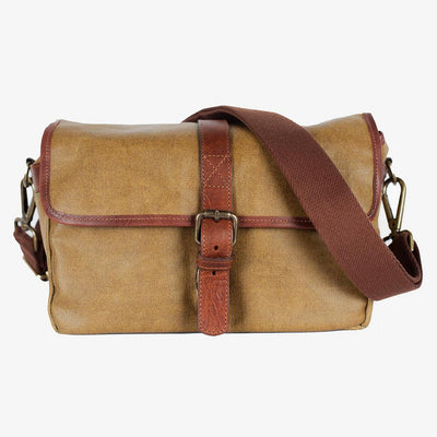 Παρίσι Olive green Waxed Canvas Camera Bag