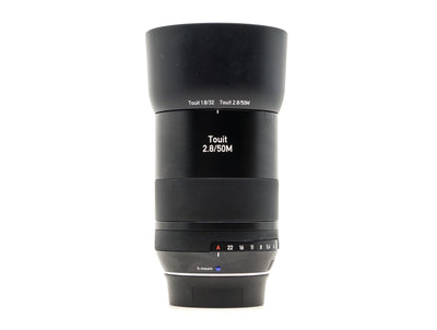Zeiss Touit 50mm f/2.8 - Προσαρμογή Fujifilm X