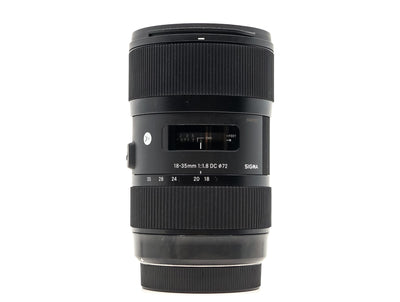 Sigma 18-35mm f/1.8 DC HSM ART - Προσαρμογή Sigma SA