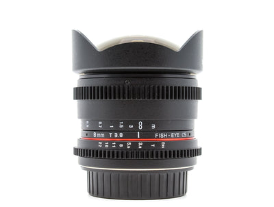 Samyang 8mm T3.8 UMC CS - Προσαρμογή Canon EF-S