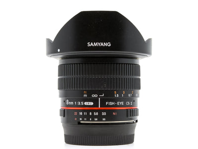 Samyang 8mm f/3.5 UMC CS II - Προσαρμογή Micro Four Thirds