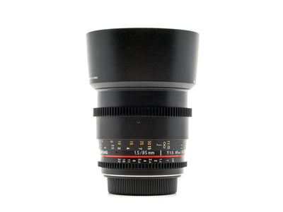 Samyang 85mm T1.5 AS UMC II - Προσαρμογή Canon EF