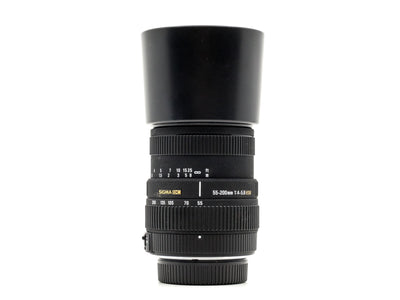 Sigma 55-200mm f/4-5.6 DC HSM - Προσαρμογή Nikon