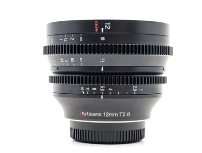 7Artisans 12mm T2.9 Vision - Προσαρμογή Micro Four Thirds