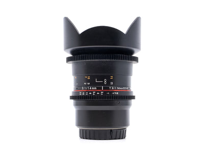 Samyang 14mm T3.1 ED AS IF UMC II - Προσαρμογή Micro Four Thirds