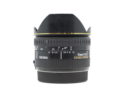 Sigma 15mm f/2.8 EX Fisheye - Προσαρμογή Canon EF
