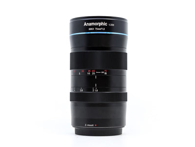 Sirui 75mm f/1.8 1.33x Anamorphic - Προσαρμογή Nikon Z