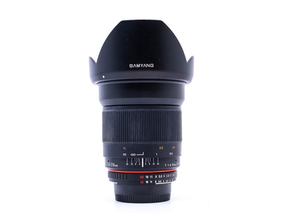 Samyang 24mm f/1.4 ED AS UMC - Προσαρμογή Nikon