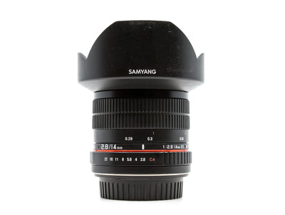 Samyang AF 14mm f/2.8 - Προσαρμογή Canon EF