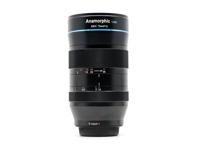 Sirui 75mm f/1.8 1.33x Anamorphic - Προσαρμογή Fujifilm X