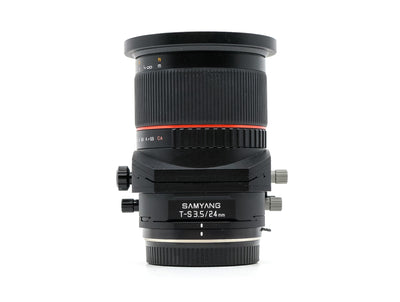 Samyang T-S 24mm f/3.5 ED AS UMC - Προσαρμογή Canon EF