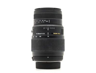 Sigma 70-300mm f/4-5.6 DG Macro - Προσαρμογή Nikon