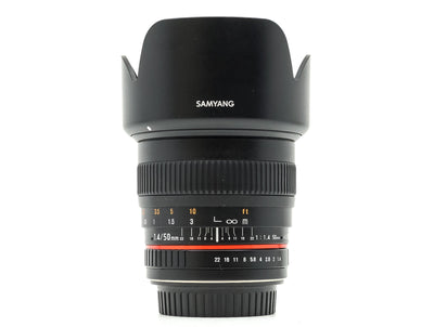 Samyang 50mm f/1.4 AS UMC - Προσαρμογή Canon EF