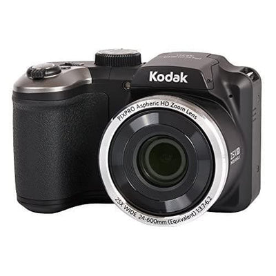 Γέφυρα PixPro AZ251 Φωτογραφική Μηχανή - Μαύρη + Kodak PixPro Ασφαιρικός Φακός HD Zoom 25X Ευρυγώνιος 24-600mm f/3.7-6.2 f/3.7-6.2