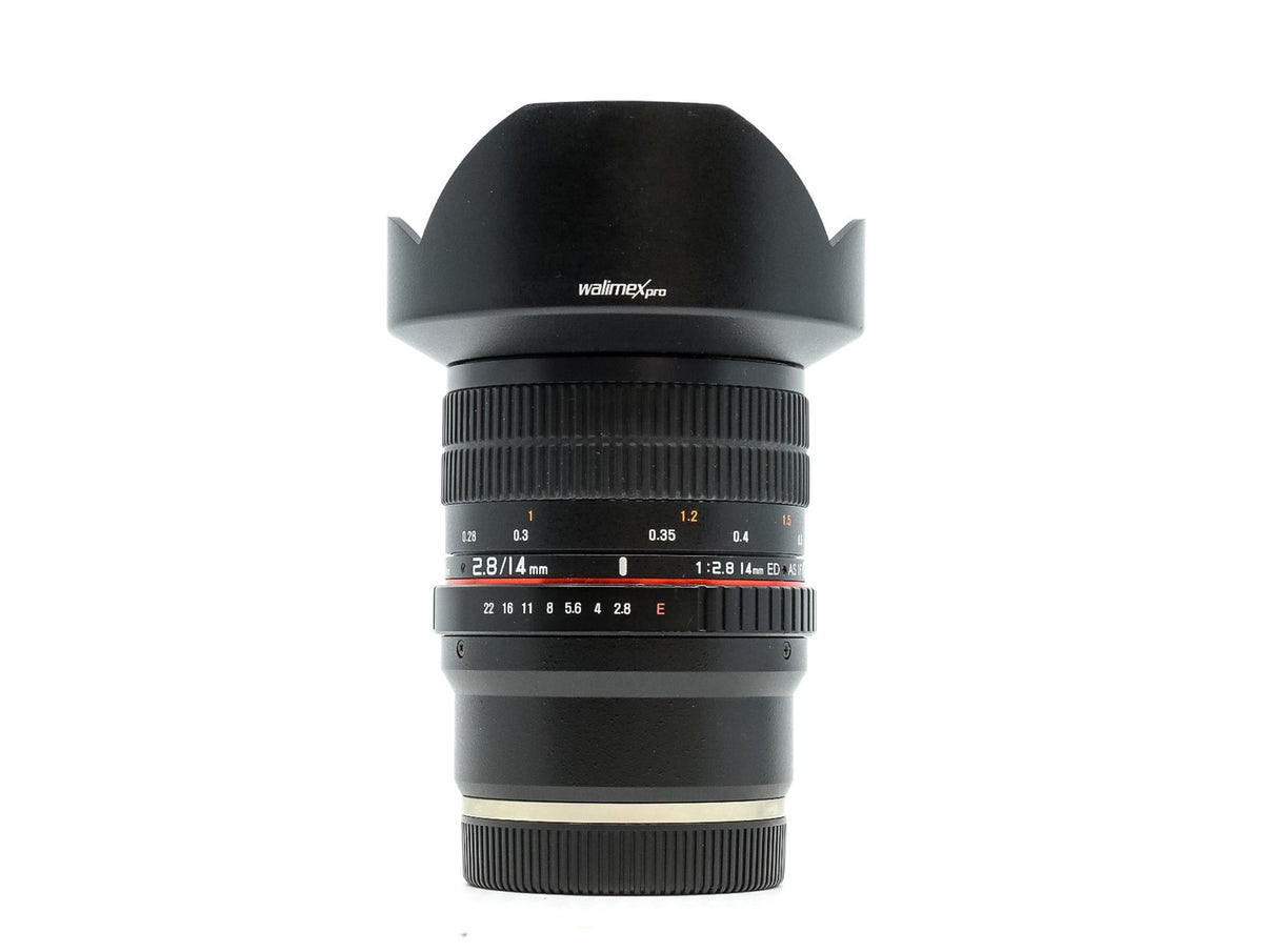 Walimex Pro 14mm ED AS IF UMC f/2.8 - Υποδοχή Sony FE · imagen principal