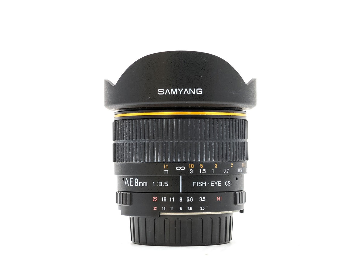 Samyang 8mm f/3.5 Fisheye AE CS - Συμβατό με Nikon · imagen principal