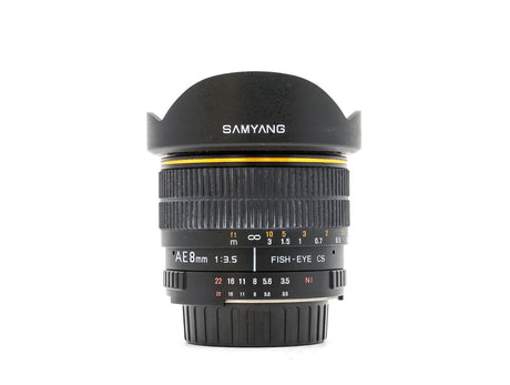 Samyang 8mm f/3.5 Fisheye AE CS - Συμβατό με Nikon