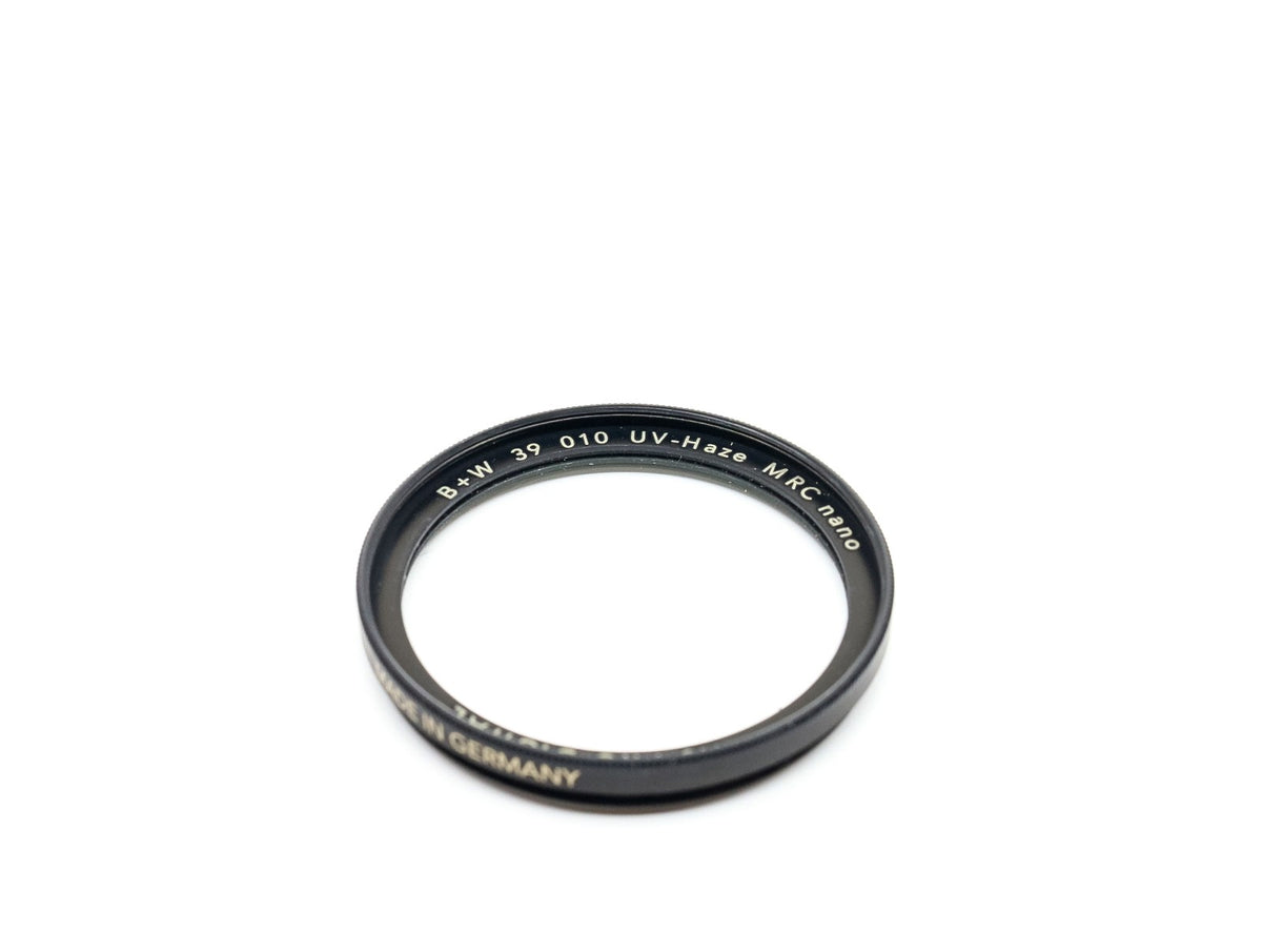 B+W 39mm XS-Pro Digital 010 UV-Haze MRC Nano Filter · imagen principal