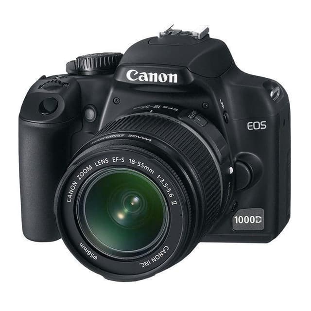 EOS 1000D SLR - Black + Canon EF-S 18-55mm f/3.5-5.6 IS II f/3.5-5.6 · main image
