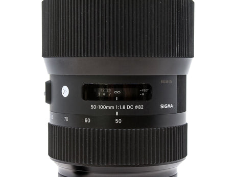 Sigma 50-100mm f/1.8 DC HSM ART - Προσαρμογή Canon EF-S
