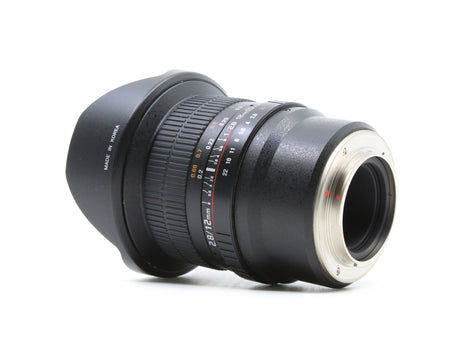 Samyang 12mm f/2.8 ED AS NCS Fisheye - Προσαρμογή για Fujifilm X