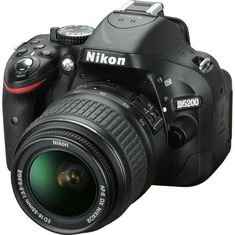 SLR D5200 - Μαύρο + Nikon AF-S DX Nikkor 18-55mm f/3.5-5.6G ED II f/3.5-5.6