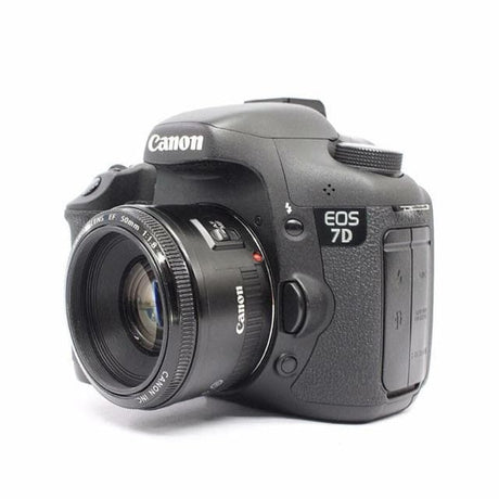 DSLR EOS 7D - Μαύρο + Canon EF 50mm f/1.8 II f/1.8
