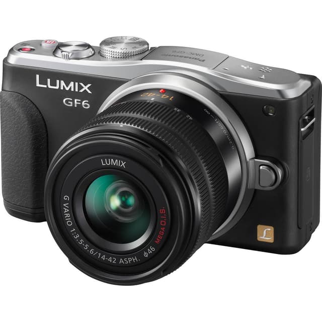 DMC-GF6 - Negro/Plata + Panasonic Lumix G Vario 14-42mm f/3.5-5.6 ASPH OIS + 45-150mm f/4.0-5.6 ASPH f/3.5-5.6 + f/4.0-5.6 de