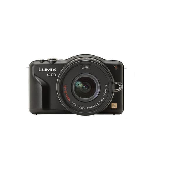 Lumix DMC-GF3 - Black + Panasonic Lumix G Vario 14-42 mm f/3.5-5.6 f/3.5-5.6 de segunda mano en Camera Market