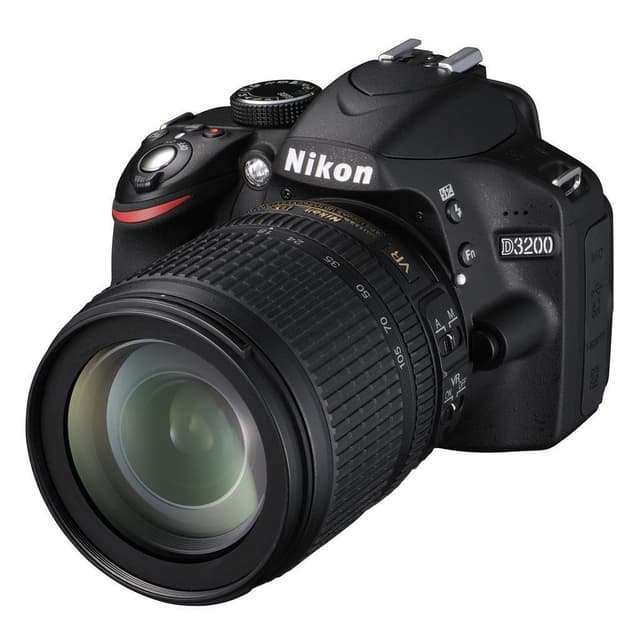 SLR D3200 - Black + Nikon AF-S DX Nikkor 18-105mm F3.5-5.6G ED VR f/3.5-5.6  · main image