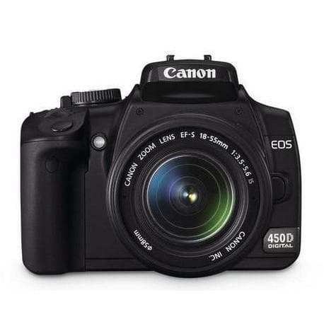EOS 450D SLR - Μαύρο + Φακός Zoom Canon EF-S 18-55mm f/3.5-5.6 IS f/3.5-5.6 · imagen principal