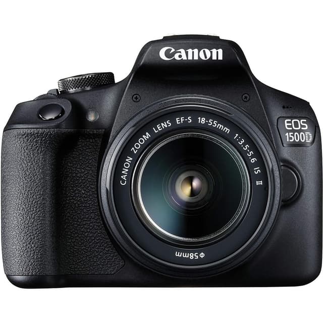 EOS 1500D SLR - Black + Canon EF-S 18-55mm f/3.5 IS f/3.5  · main image