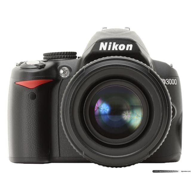 SLR D3000 - Μαύρο + Nikon AF-S DX Nikkor 18-70mm f/3.5-4.5G IF-ED f/3.5-4.5 · imagen principal