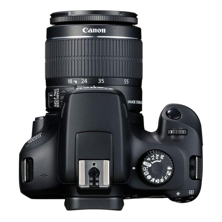 Αντανακλαστική (DSLR) EOS 4000D - Μαύρο + Φακός Canon Zoom EF-S 18-55 mm f/3.5-5.6 III f/3.5-5.6 · imagen principal