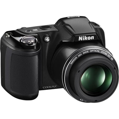 Κάμερα compact CoolPix L810 - Μαύρη + Nikon Nikkor 26X Wide Optical Zoom ED VR 4.0-104mm f/3.1-5.9 f/3.1-5.9