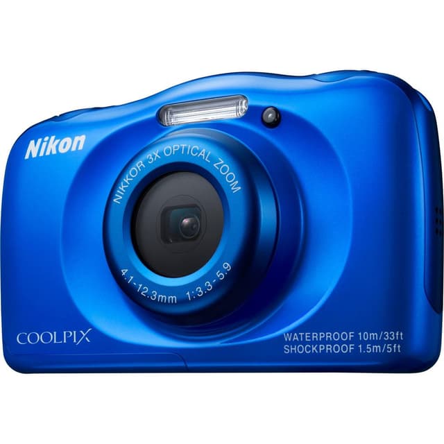 Coolpix S33 Compact Camera - Blue + Nikon Optical Zoom Nikkor 30-90mm f/3.3-5.9 f/3.3-5.9 de segunda mano en Camera Market