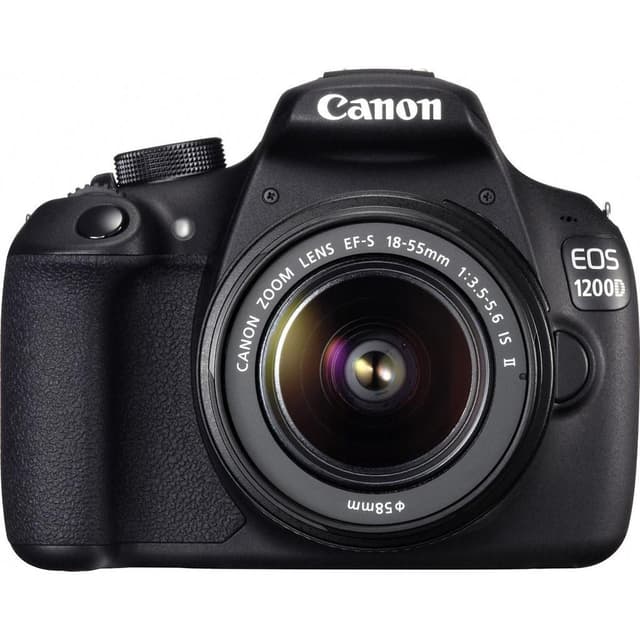 Réflex EOS 1200D - Black + Canon EF-S 18-55mm f/3.5-5.6 IS II f/3.5-5.6 de segunda mano en Camera Market