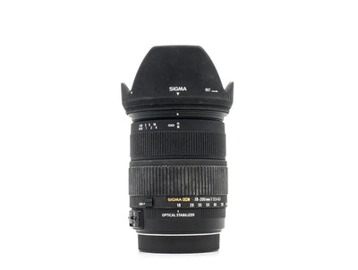 Sigma 18-200mm f/3.5-6.3 DC OS HSM - Προσαρμογή Canon EF-S
