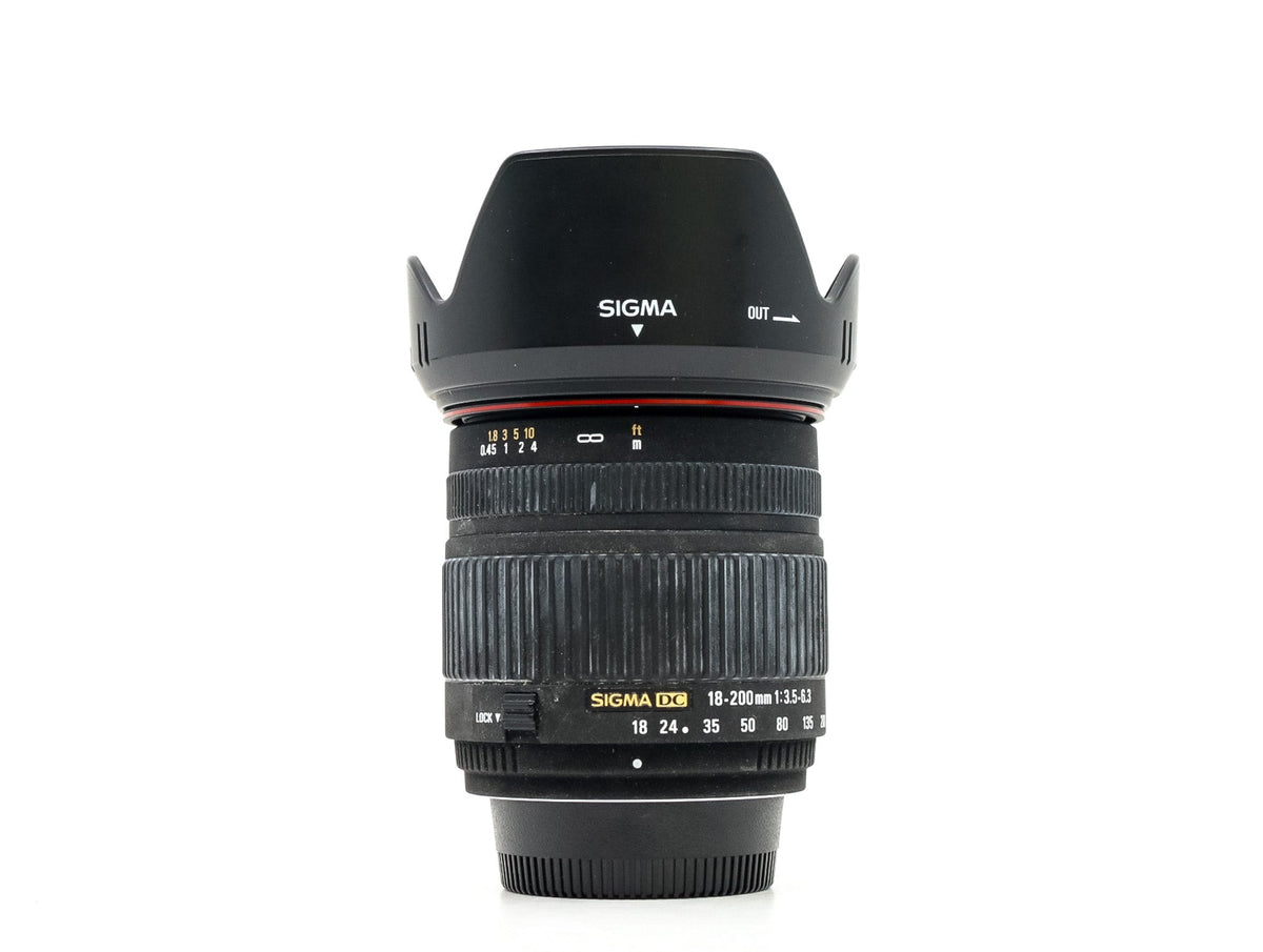 Sigma 18-200mm f/3.5-6.3 DC - Nikon Fit  · main image